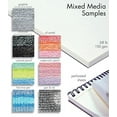 thumbnail image 3 of 5.5" x 8.5" Sketch Paper Pads, 4 Pack, 400 Total Sheets (100 Each), 68 lb/100gsm Premium Paper, by Better Office Products, Spiral Bound Artist Sketch Book, Acid Free, Cold Press, Natural White, 3 of 6
