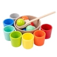 thumbnail image 4 of Juguetes de clasificación de colores, juego de juguetes Montessori para desarrollo cognitivo, juego a juego, juguetes para contar para sala de estar,, 4 of 9