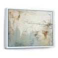 thumbnail image 2 of Designart "Minimalist Horizon With Beige And Grey Waves" Coastal Minimalism Floater Framed Canvas Wall Art, 2 of 5