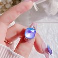 thumbnail image 3 of Mezcla de tamaños, 15 Uds., diamantes de imitación de cristal morado para decoración de uñas, piedras acrílicas para uñas con parte posterior plana, gemas para decoraciones artísticas de uñas 3D, 3 of 6