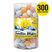 Gerrit's Original Satellite Wafers, Filled with Assorted Candy Beads, 300 Count Tub (13.23 oz)