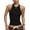 Black, variant on Women's and Women’s Plus Medium Support Round Neck Halter Sports Bra, Sizes XS-L