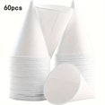 thumbnail image 1 of LEEYNEER 60pcs Paper Cone Cups Thicken Cone Cups Disposable Cone Paper Cups Shaved Ice Cups for Shaved Ice  Slushies Water Cooler Dispenser, 1 of 6