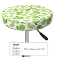 thumbnail image 2 of Cute Limes Sea Green Round Bar Stool Seat Covers, Elastic Round Chair Cover Stool Seat Slipcover Bar Stool Cushions Round Pad for 12-14 inch, 2 of 5