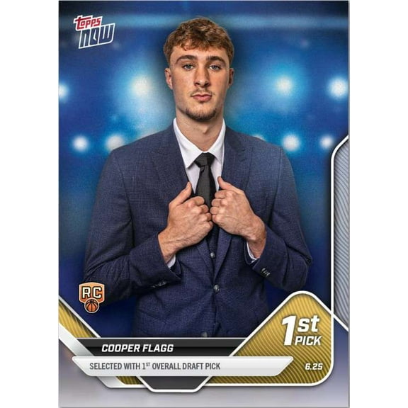 NBA 2025 NOW Basketball  Cooper Flagg D1 [Rookie Card, 1st Overall Draft Pick]