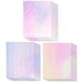 thumbnail image 2 of Inteprter 30 piezas de papel adhesivo holográfico, ingredientes seguros, manualidades DIY, hojas duraderas, adhesivo holográfico cartulina Escribe un, 2 of 6