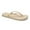 Cream, variant on Adult Female Nias Bounce 2 Flip Flops, Color: Black, Size: 11 (NIA25-001-11)