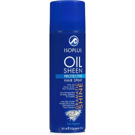 (2 Pack) Isoplus Oil Sheen Hair Spray, 11.0 oz