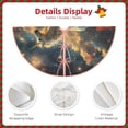 thumbnail image 3 of Bingfone Christmas Tree Skirt Mat Christmas Decoration Interior 36" -Starry Sky White Horse, 3 of 6