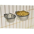 thumbnail image 2 of ProSelect 8-Ounce Stainless Steel Coop Cups for Pet Food  Pet Bowls Attaches Securely to Cage with, 2 of 4