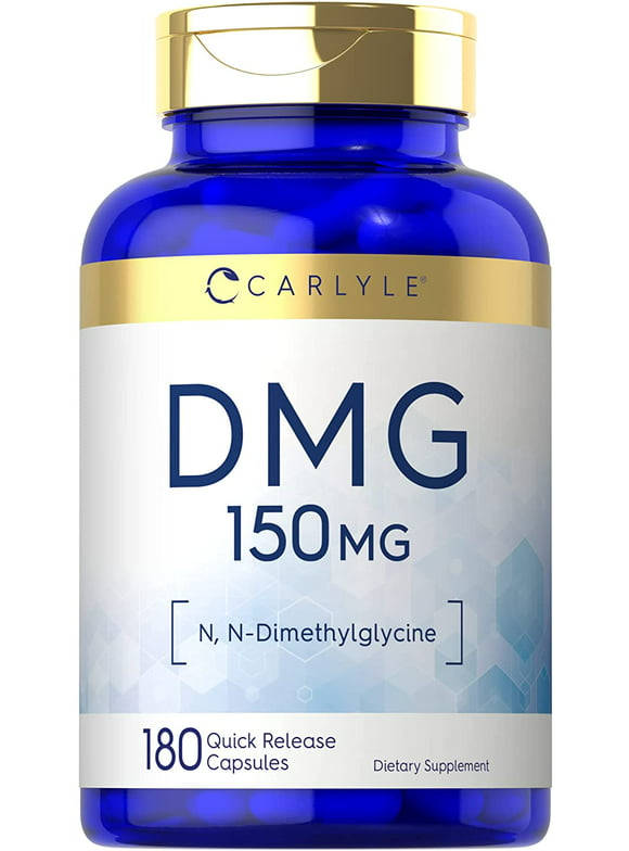 DMG Supplement | 150mg 180 Capsules | N-Dimethylglycine | by Carlyle