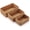 Rectangular, variant on Natural Rattan Fruit Storage Baskets Rectangular Woven Wicker Box for Key Holder Remote Stackable Natural Set of 3