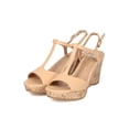 thumbnail image 5 of New Women Mark Maddux Duncan-04 PU Open Toe T-Strap Platform Wedge Sandal, 5 of 5