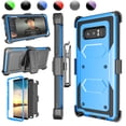 thumbnail image 1 of Galaxy Note 8 / S9 Plus / S9 Cases Cover, Galaxy S9 Holster Belt, Heavy Duty Protection Full-body Rugged with Kickstand + Holster Belt Clip Carrying Armor Case Shell, 1 of 4
