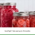 thumbnail image 4 of Ball Jar Rose Vintage Regular Mouth Quart Canning Jars, 4-Pack, 32 oz, 4 of 11
