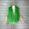 thumbnail image 5 of UAMVSH Women Fuzzy Fleece Vests Cropped Sleeveless Jackets Winter Warm Plush Coats Outwear Comfy Soft Waistcoat Ladies Fashion(Small,Green), 5 of 6