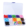 thumbnail image 4 of Cuentas para el cabello, colores brillantes, ligeras, accesorios de peinado de moda para niñas y mujeres., 4 of 14