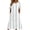 White, variant on Edvintorg Women's Summer Dresses Striped Boho Crew Neck Cold Shoulder Loose Fit Casual Long Dress with Pockets Sundresses for Women Light Blue Xl