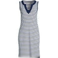 thumbnail image 3 of Lands' End Women's Cotton Jersey Sleeveless Swim Cover-up Dress Print, 3 of 4