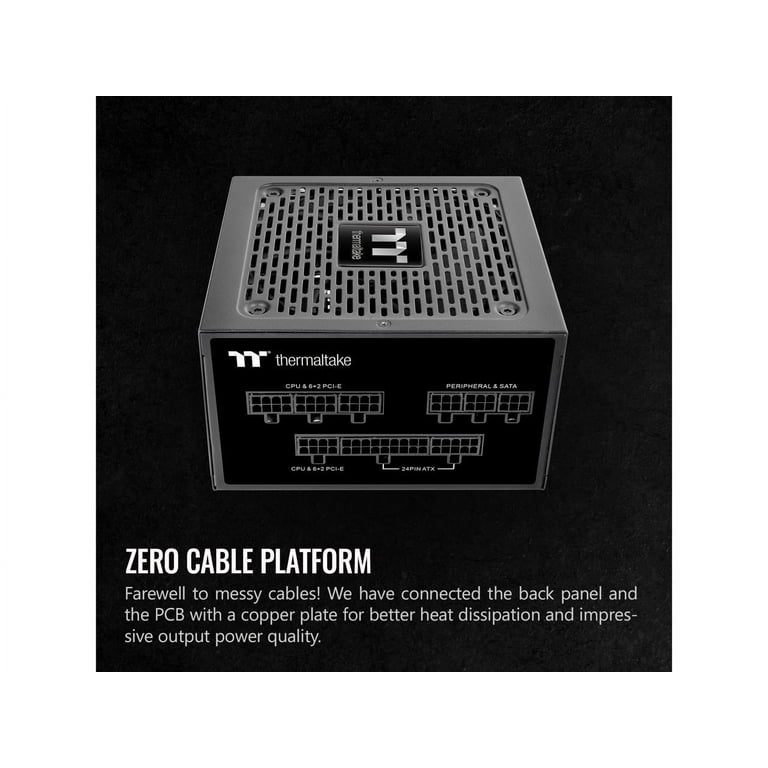 Thermaltake GF1 850W Fully Modular ATX Power Supply for Desktop