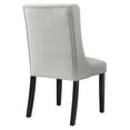 thumbnail image 5 of Modway Baron 19.5" Modern Velvet Dining Chairs in Teal Green/Black (Set of 2), 5 of 9