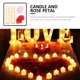 thumbnail image 5 of KAKOWELY 1 juego de velas LED y pétalos de rosa para decoración de fiestas de compromiso., 5 of 5