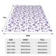 thumbnail image 3 of Balery Lavender Flowers Manta de Felpa Suave y Acogedora – Cobija de Franela Aterciopelada para Cama, Lavable y Cálida para Sofá, Mascotas, Transpirable-40"x30", 3 of 7