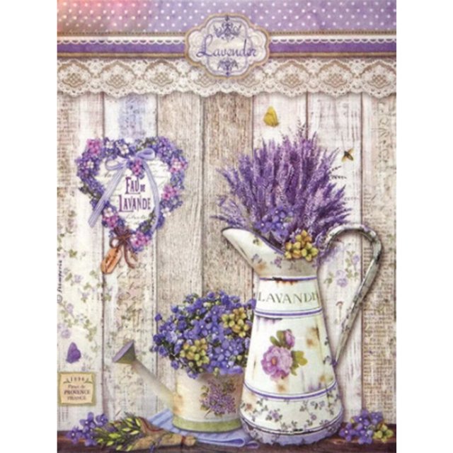 Pintura de diamante (DB5251) flor Pared de diamantes de imitación redonda completa 30x40cm FLhrweasw Nuevo