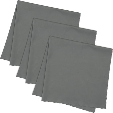 3-Pack Extra Large 16x16 Inch Lint-Free Microfiber Cleaning Cloths for Laptop, TV & Delicate Surfaces