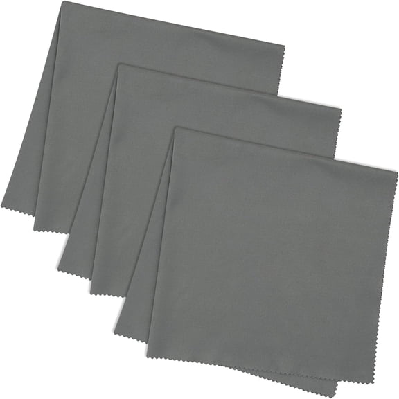3-Pack Extra Large 16x16 Inch Lint-Free Microfiber Cleaning Cloths for Laptop, TV & Delicate Surfaces