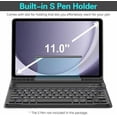 thumbnail image 2 of Funda con Teclado Inalámbrico Magnético con Soporte para S Pen, Negro, Galaxy Tab A9 Plus 11", 2 of 7