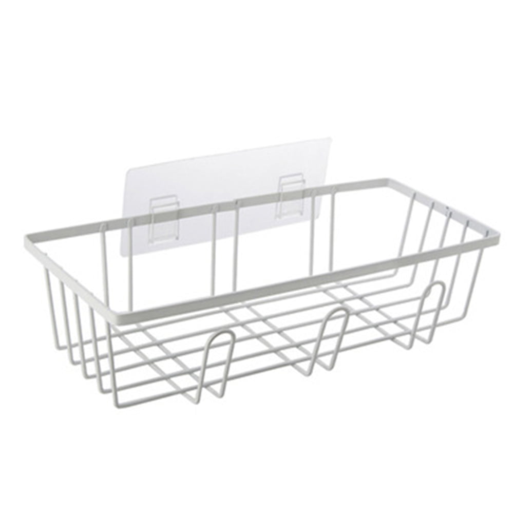Details about   Wall Mounted Metal Wire Storage Basket Shelf Rack for Home Office Kitchen Decor 