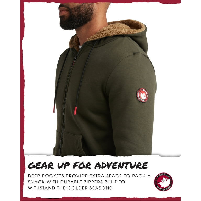 Canadian fleece hoodie deals