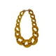 thumbnail image 2 of Gargantilla Vintage Qarigey para mujer collar de cadena gruesa amarillo, 2 of 6