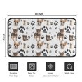 thumbnail image 5 of Chihuahua and Footprints Door Rugs,Washable Non Slip Door Mats Indoor,Decorative Door Mats,Entry Mat Indoor for Entrance,Bedroom,Kitchen,Bathroom,30"x17", 5 of 6