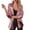 Hot Pink, variant on Sequin Blazer Jacket Women Glitzy Party Festive Night Out Trendy Sparkly Outerwear Hot Pink 2XL