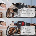thumbnail image 4 of Personalized Photo Blankets for Girlfriend Boyfriend Blanket Gifts, Custom Wife Photo Blankets Fleece Flannel Blanket for Wife Husband Couples Gift Ideas, 4 of 6