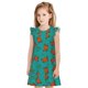 thumbnail image 1 of Fotbe Colorful Crab Vestido de Dormir para Niñas de 3 a 10 Años, Mangas Cortas, Estilo Princesa, Pijama Camisón con Mangas Voladas-Medium, 1 of 6