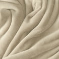 thumbnail image 4 of Bare Home Luxurious Ultra Soft Premium Microplush Fleece Blanket, Throw, Oyster, 4 of 5