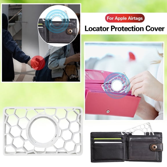 Xoxingysm Home Textile Storage Airtag Wallet Case - Original Tagcard - Credit Card Size Wallet, Handbag Or Wristband Case