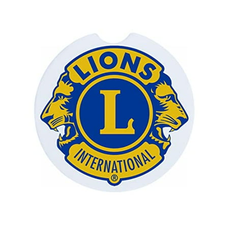 

Lions International Ceramic Car Coaster Set 2.56 (2 Pack)