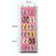 thumbnail image 5 of Sobre la puerta Organizador de zapatos Zapatero colgante Armario de almacenamiento de zapatos transparente no tejido 24 bolsillos Eigraketly HA1662-02, 5 of 5