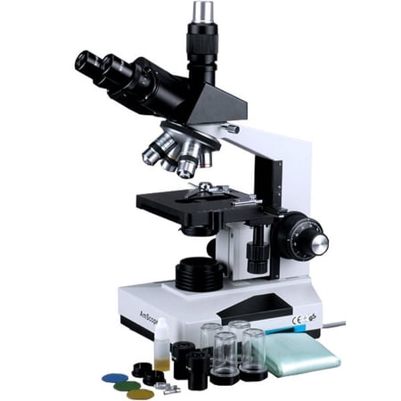 AmScope 40X-1000X Trinocular Compound Darkfield Microscope New