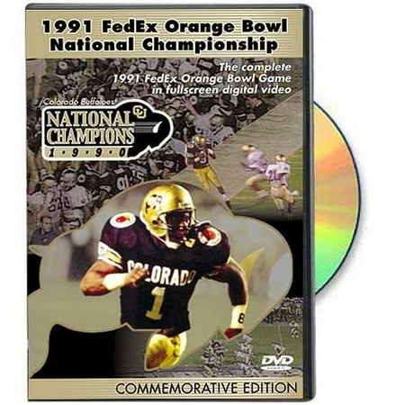 Colorado Buffaloes 1991 FedEx Orange Bowl National Championship Game DVD