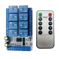 thumbnail image 1 of Relé infrarrojo de 8 canales multifuncional 5V/12V con control remoto IR23F08-12V, sin batería incluida  

(Alternativa más corta dentro del rango solicitado)  

Relé infrarrojo 8 canales 5V/12V -, 1 of 6