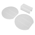 thumbnail image 2 of Pot Setting , Mould Round Shape White Flexible Silicone Soft  For Fish, 2 of 8