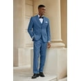 thumbnail image 5 of COOFANDY Men's 3 Piece Suits Classic Fit 2 Button Dress Suits Tuxedo Jacket Blazer for Wedding Business Dinner Prom, 5 of 7