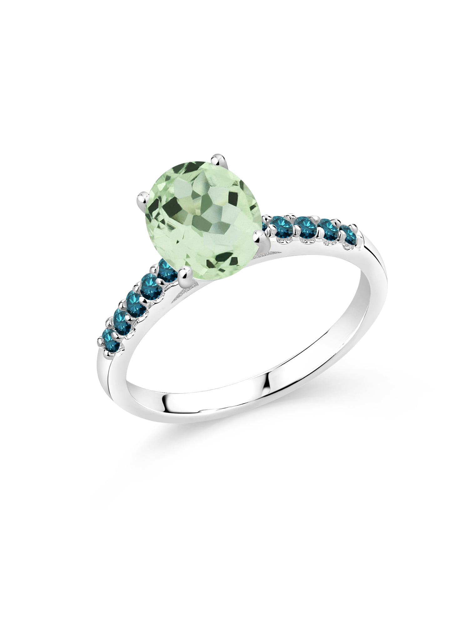 Sterling Silver 2.4ct TGW Peridot and White Topaz Cut-out Dome Ring