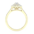 thumbnail image 3 of Imperial 3/4 Ct TDW Round Diamond Double Halo Engagement Ring in 10K Yellow Gold (H-I, I2), 3 of 4