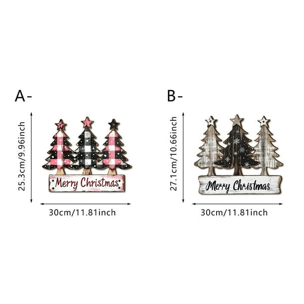 Navidad árbol de madera, adorno decorativo, árbol de Navidad colgante, festival de invierno, árbol de Navidad para exterior, árbol de Navidad para interior, árbol de Navidad de madera, árbol de